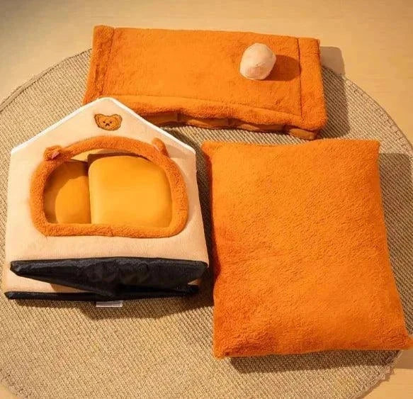 cat cave bed
