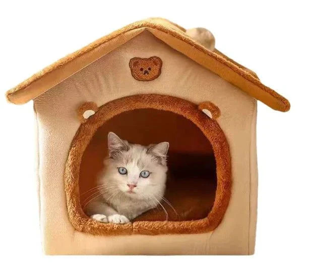 cat cave bed