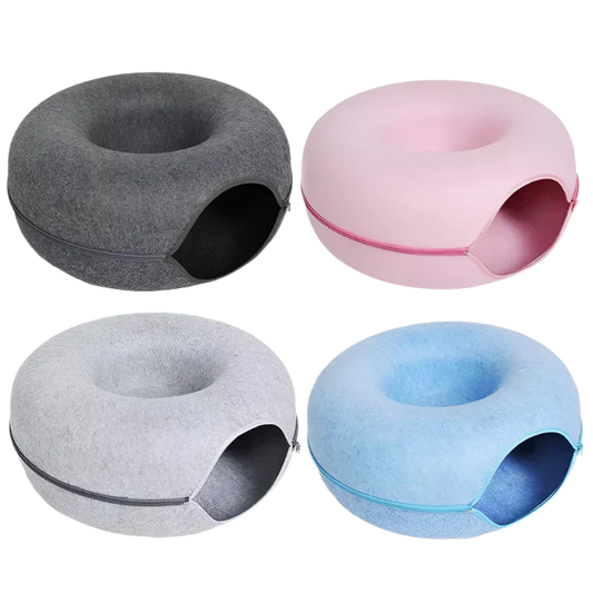 cat donut tunnel
