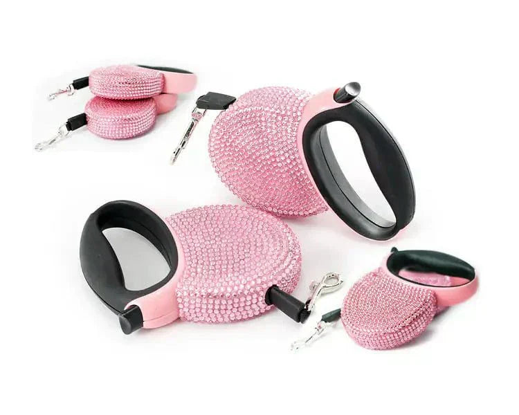 Glamorous Retractable Dog Leash